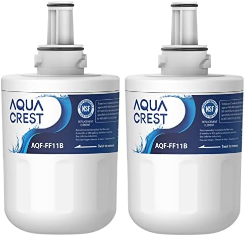 AQUA CREST DA29-00003G Fridge Water Filter, Compatible with Samsung Aqua Pure Plus DA29-00003G DA29-00003B DA97-06317A DA61-00159A HAFCU1/XAA HAFIN2/EXP APP100 (2)