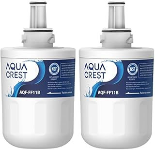 AQUA CREST DA29-00003G Fridge Water Filter, Compatible with Samsung Aqua Pure Plus DA29-00003G DA29-00003B DA97-06317A DA61-00159A HAFCU1/XAA HAFIN2/EXP APP100 (2)