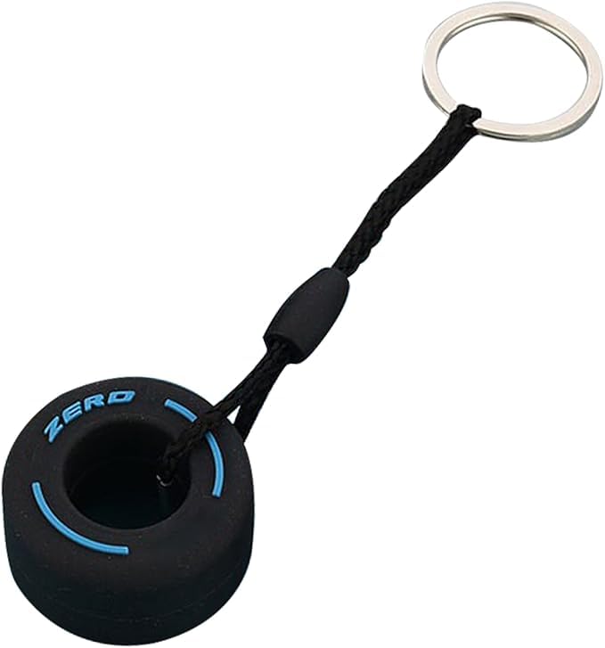 Tekzie Rubber Tyre Wheel Keychain for Bike, Car, Home, Office etc. (Pack of 1) (Any One Color Will Be Sent You as Per Availability)-image-22