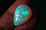 23 dł. x 16,5 szer. x 8,53 wys. mm etiopski opal 1 szt. kaboszon rzadka jakość etiopski opal 1 szt. gruszka kaboszon etiopski opal kaboszon naturalny welo opal wielopalny opal luźny kamień szlachetny