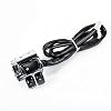 Horn Turn Signal Head Light Switch with Harness Hydraulic Brake Master Cylinder Clutch Levers and Hand Grips Compatible with 1996-2012 Harley 1 Handlebar Softail Dyna Sportster V-Rod (Chrome)