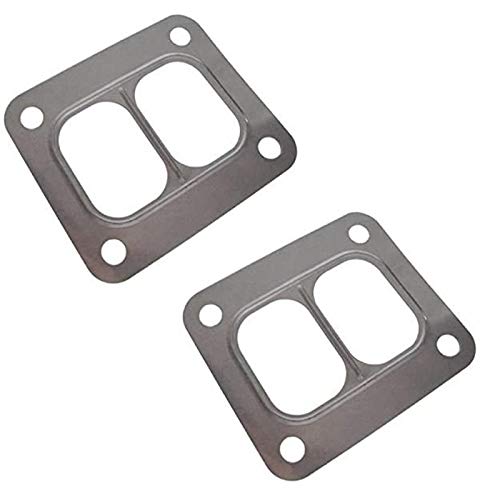 2x Boost Monkey T6 Divided Turbo Gasket Stainless Metal Twin Scroll Turbine Housing