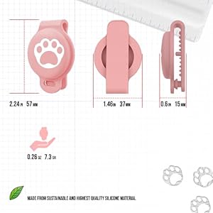 Case for Apple Airtag Pet Tracker Pet Antilost Finder Dog Cat Collar Accessories Backpacks Cameras Purses Bicycles Suitcases Travel Accessories pink 224×146×06 Inch  Cucciolini Doodles Case for apple airtag pet tracker pet anti lost finder dog cat collar accessories backpacks cameras purses bicycles suitcases travel accessories pink 2 24×1 46×0 6 inch   cucciolini doodles