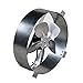 Amtrak Solar Powerful Galvanized Steel 80 Watt Fan Motor New Upgraded 14 inch Solar Fan Quietly Cools and Ventilates Your House, Garage or RV and Protects Against Moisture Build-up.
