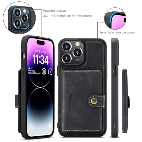 Coque de téléphone résistante aux chutes iPhone 14 Pro avec support vidéo