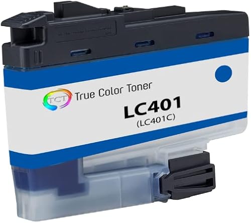 Miniatura 3 de TCT Cartucho de tinta de repuesto prémium compatible para impresoras Brother LC401 LC401BK LC401C LC401M LC401Y funciona con impresoras Brother