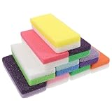 ABOOFAN 10 Piezas Esponja de Piedra Pómez para Pies, Removedor de Callos y Piel Muerta, Exfoliante Compacto de Espuma Pu, Colores Surtidos, Cuidado Doméstico y Profesional de Pies