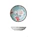 Talerze obiadowe Ceramika w stylu japońskim kolacji Sałatka Sushi Steak Sosing Plate Blue Flower Sauce Danie naczynia Zestaw talerzy obiadowych (Color : H)