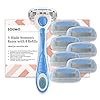 Amazon-Marke: Solimo Damenrasierer Mit 5-Fach-Klinge + 8 Ersatzklingen , 9-Teiliges Set