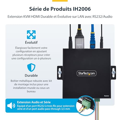 StarTech EXTENDER KVM HDMI SUR RESEAU I - vue 5