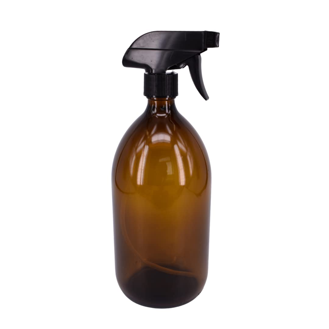 Nutley's 1 Litre Amber Glass Spray Bottles (2)