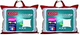 DODO | Oreiller Ultra Gonflant 60x60 | Confort Moelleux | Oreiller Maxiconfort Thermolite Ultra | Doux et Fibre Recyclée | Fabriqué en France | Lavable en Machine à 40°c (Lot de 2)