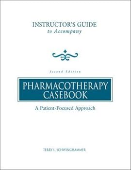 Paperback Pharmacotherapy Instructors Gde Book