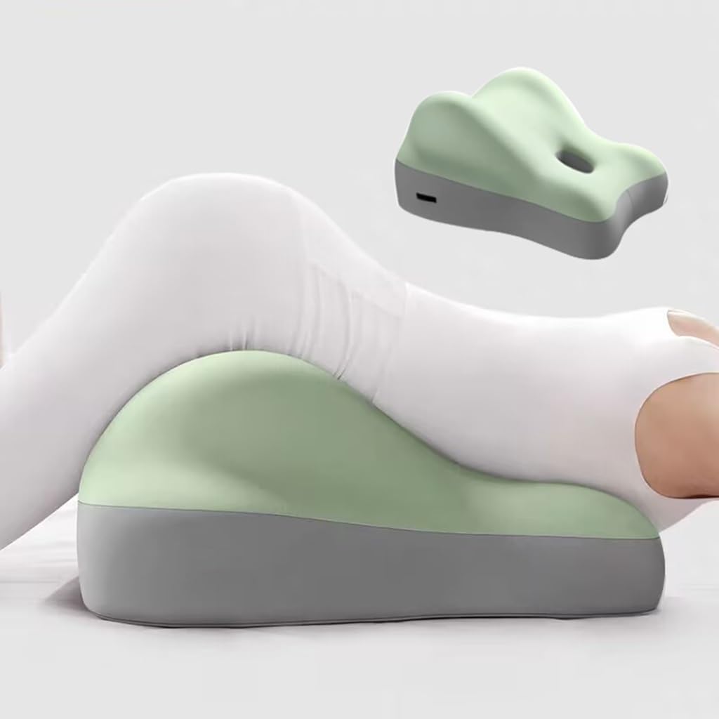 Eqvexd Butt Cushion Couples Pillow, Cushion for Couples, Suitable for Home Use, Ideal Sitting and Lyings Ergonomic Support,for Intimacy Couples in Variou Positions(Green)