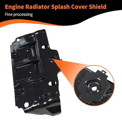 Image of 5140535101 Engine Radiator Splash Shield Guard Compatible with 2003-2009 4Runner /2007-2009 FJ Cruiser /2003-2009 GX470 Front Lower Engine Cover Lid Skid Plate 51405-35101