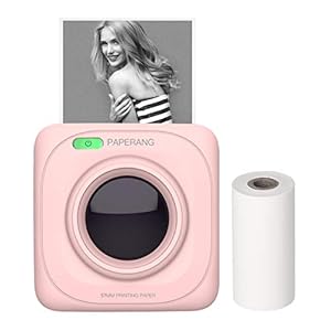 PAPERANG P1Mini Pocket Printer Bluetooth Draadloze Thermische Printer Draagbare Mobiele Printer 200dpi voor Foto Foto Foto Ontvangst Memo Note Label Sticker Compatibel met Android iOS Windows Mac