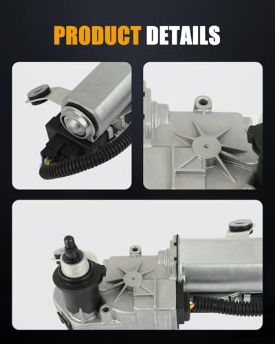 Image of ROADFAR Rear Windshield Wiper Motor for Chevy for GMC & Oldsmobile Vehicles | Fit For Chevrolet For Blazer 1995-2005|For GMC For Jimmy 1995-2005|For Oldsmobile For Bravada 1996-2001|OE 12365368|4 Pins
