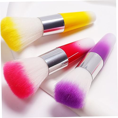 FRCOLOR 4 Pçs Escova De Manicure Pincel De Blush Escovas De Limpeza Para Uso Doméstico Escova De Maq