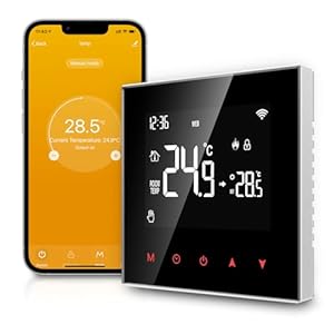 AVATTO Thermostat für Wasser Fußbodenheizung Smart Wi-Fi Thermostat Programmierbar Raumthermostat Unterstützen Alexa, Google Home Sprachsteuerung und Smart Life App Fernbedienung