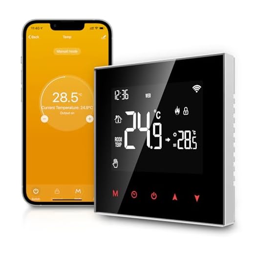 AVATTO Thermostat für Wasser Fußbodenheizung Smart Wi-Fi Thermostat Programmierbar Raumthermostat Unterstützen Alexa, Google Home Sprachsteuerung und Smart Life App Fernbedienung