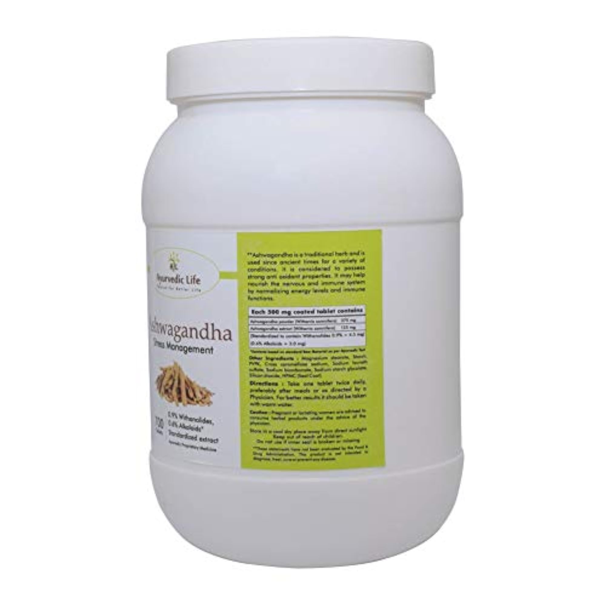 AL-Ayurvedic Life Ashwagandha Tablets, Stress Relief