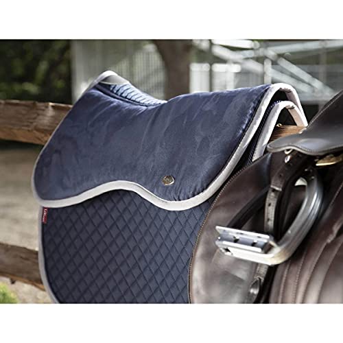 Lemieux Wither Free Half Saddle Pad - English Saddle Pads For Horses - Equestrian Riding Equipment And Accessories (Black - Large) #TOP5
