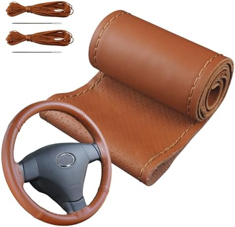 Amazon | ハンドルカバー 編み込み式 革 本皮 S M L 36cm 37cm 38cm  