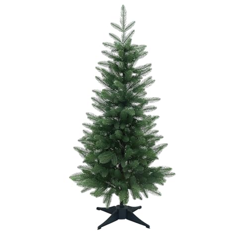 4FT Artificial Small Christmas Tree Realistic Mini PE Decor