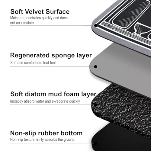 Image of Luxe Home Kitchen Mat Combo Kitchen Design Standing Desk Floor Mat Non Slip Kitchen Rugs, Comfort Runner Floor for Home Office, Sink & Laundry - Grey (116x36 & 58x36 cm PC-2)