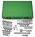 1/4 in Drive Socket Wrench Set, SAE/Metric, 60 pcs