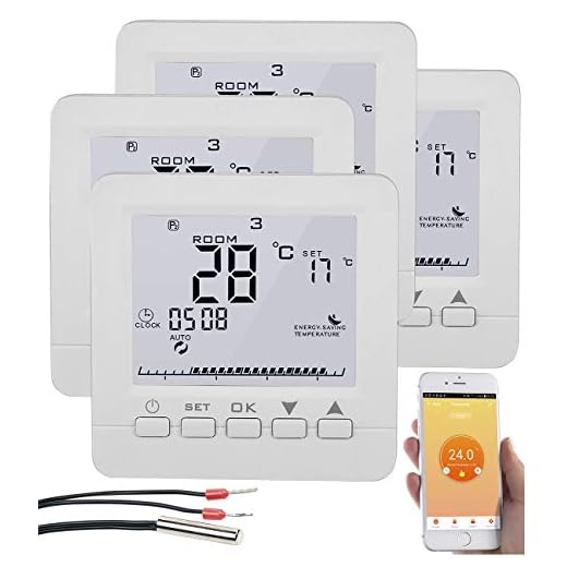 revolt Heizkörperthermostat: 4er-Set WLAN-Thermostate für Fußbodenheizung, für Siri, Alexa & GA (Heizungssteuerung)