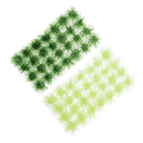 VILLFUL Touffes Herbe Statiques Décorations Artificielles De Gazon Ornements De Table De Sable pour Paysages Miniatures Et Maquettes De Trains