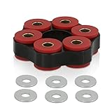 AJP Distributors Aluminum Manual Transmission Automatic Trans Drive Shaft Flex Joint Disc 12mm Polyurethane Bushing 26111227410 Compatible/Replacement For E36 E46 3-Series 318i 323i 323Ci 325Ci Z3 Z4