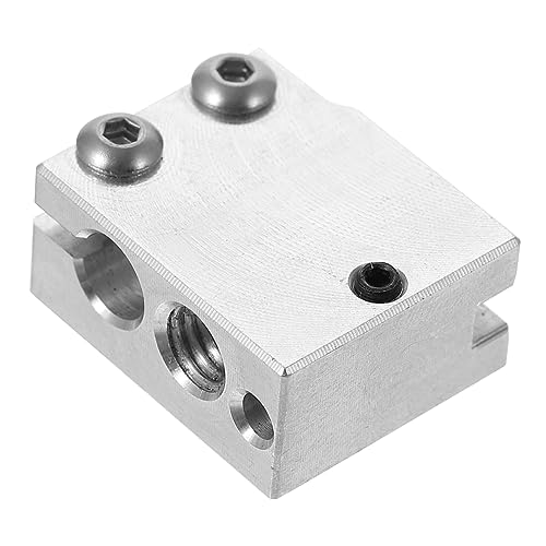 Gatuida Aluminum Heating Block for Printer Printers Heater Block Hot End Heater Aluminum Used for Thermal