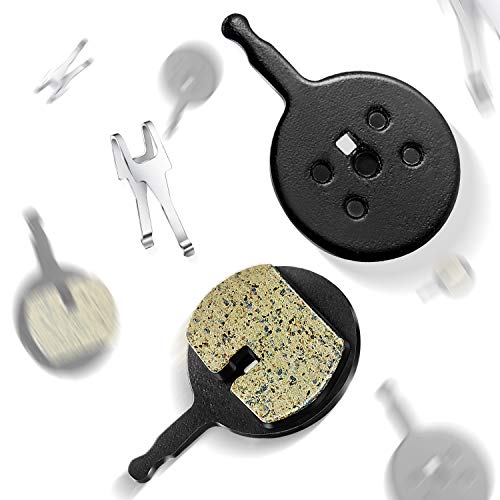 Boao 4 Pairs Bicycle Bike Disc Brake Pads Compatible With Avid Mechanical Bb5, Csc, Kingdom, Promax Dc 710, 720, 913, Decipher, Dualtron Ultra, Dsk Series, 300,300R, 310, 330, 330R, Render-R ((Resin) #TOP5
