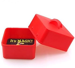 SUMAG Magic Candy Box (Red) Magic Tricks Produce Objects Box Magic Stage Illusions Gimmick Objects Appearing from Empty Box Comedy
