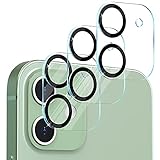 [3 Pack] CloudValley Camera Lens Protector for iPhone 12 (6.1 in), Tempered Glass Camera Lens Cover...