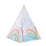BXzhiri Teepee Tent for Kids Foldable Children Kids Playhouse Indian Style Tent Boys GirlsToy for...