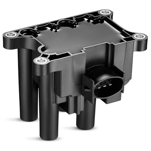 BDFHYK Ignition Coil Pack 12V 3-Pin Connector Compatible with Ford Fiesta Focus Mondeo Transit Connect Mazda, Replaces 1052492, 1053904, 12029AB, 1317972, 1S7Z12029AA