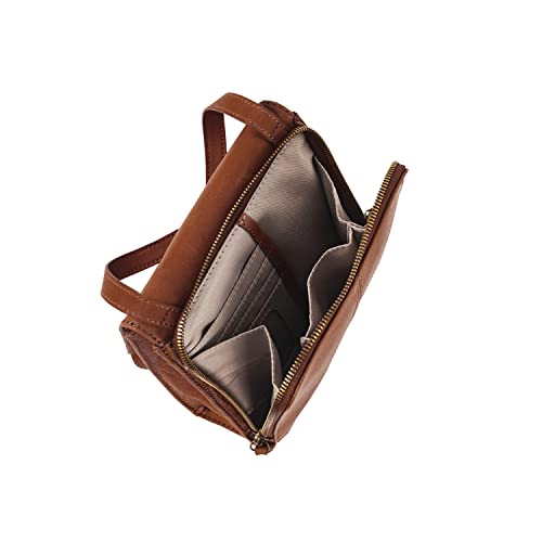American Leather Co. - Kansas Crossbody Handbag - Gorgeous Design And Superbly Fashionable - Brandy Smooth #TOP3