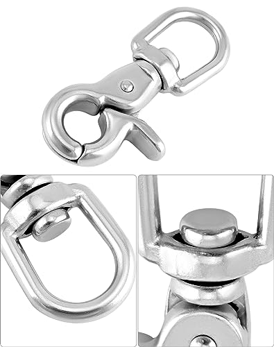 image for QWORK Swivel Trigger Snap Hook, 4 Pack 2.56