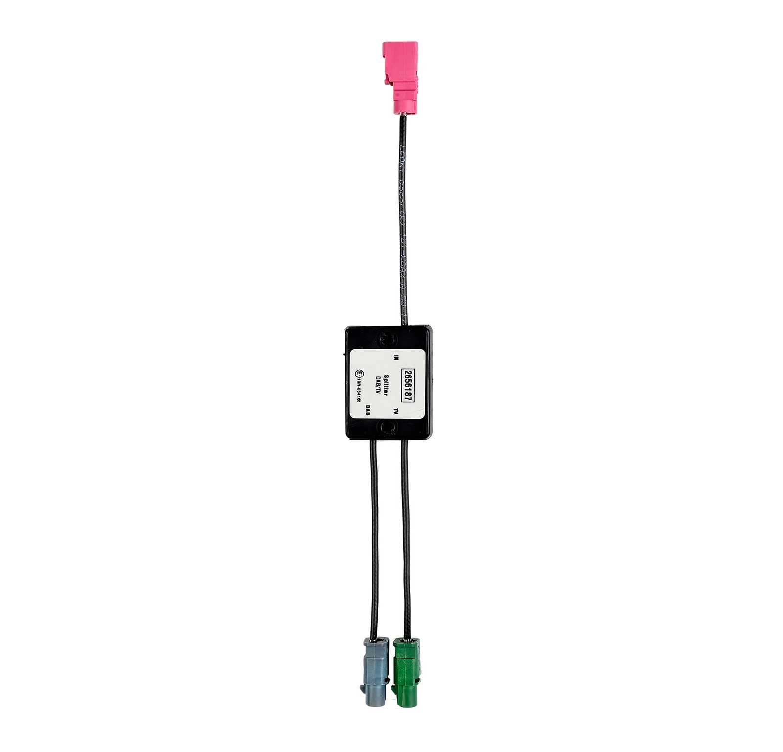 Passivsplitter für gleichzeitg DAB+ und DVB-T - FAKRA - 4738.01