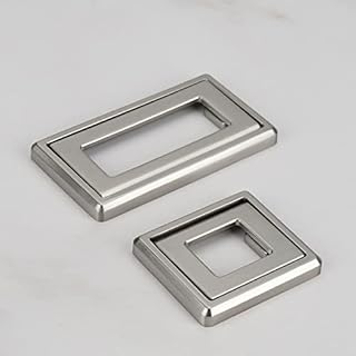 Zinc Alloy Drawer Pull Handles - 6 Pack Modern Invisible Design, Sleek K...