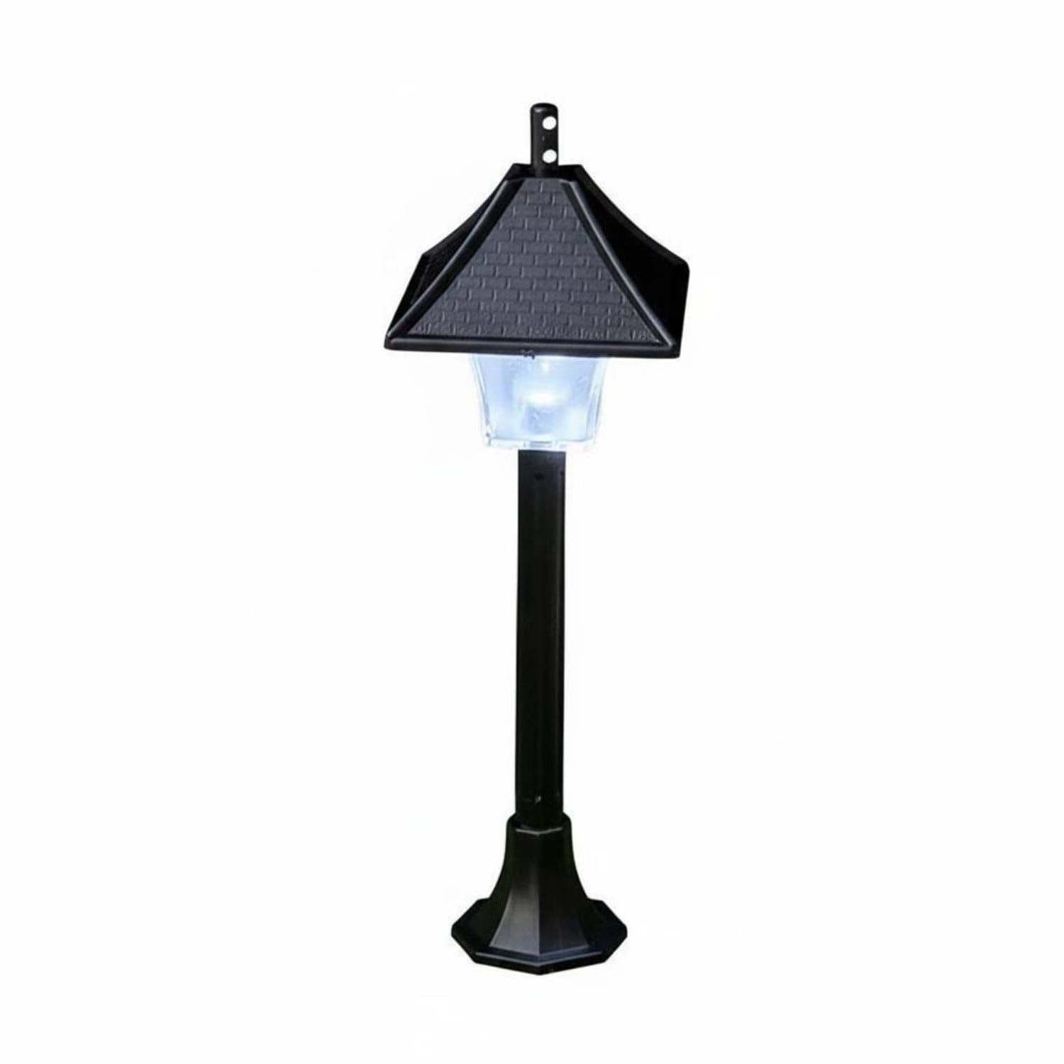 Decorative Design Mini Street Lamp Battery Operated Miniature Street Light Lightweight Small Scale LED Lamppost Pre-Wired for Children, Bedroom, Desktop, Warm Light-image-28