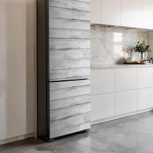 Pegatinas de nevera 60x205 madera para decorar cocinas rústicas 4