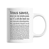 Mug en céramique d’une contenance de 325 ml, adapté aux boissons chaudes et froides (café, thé, chocolat).