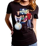 Boy Meets World Cast Poster Juniors T-Shirt, Large Black