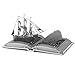 Fascinations Metal Earth Book Sculpture 3D Metal Model Kits - Moby Dick & The Old Man and The Sea - Set of 2