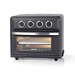 Cuisinart Air Fryer Mini Oven, 7 in 1: Air Fry, Roast, Bake, Grill, Toasties, Toast & Keep Warm, 2 cooking levels, 17L large capacity, space for 12” pizza, 30% faster, Energy efficient