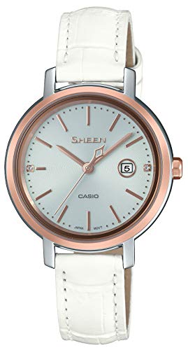 腕時計 シーン ソーラー SHS-4525PGL-7AJF レディース ホワイト